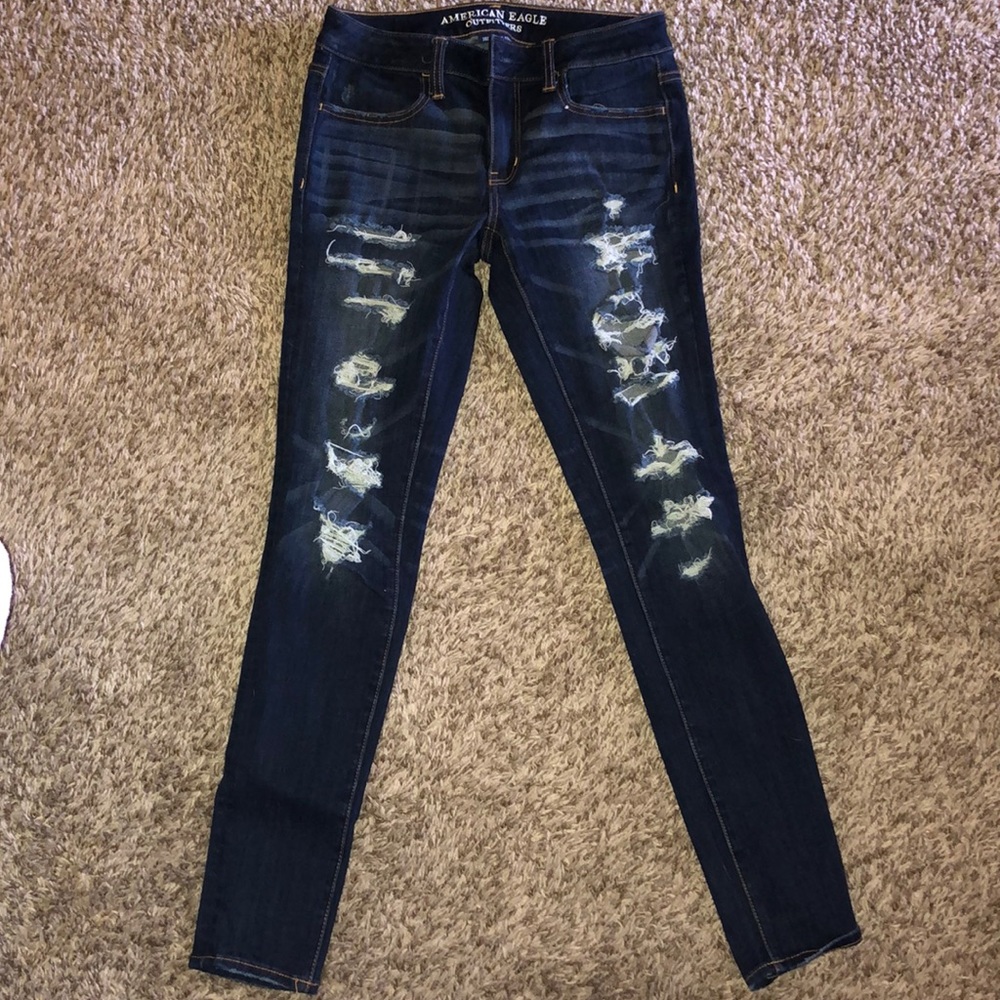 American Eagle Ripped Denim